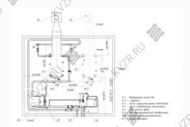 Схема подключения и монтажа водогрейного промышленного котла КВа 3,0