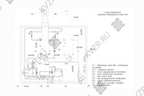 Схема подключения и монтажа водогрейного промышленного котла 0.25 МВт на мазуте и отработанном масле